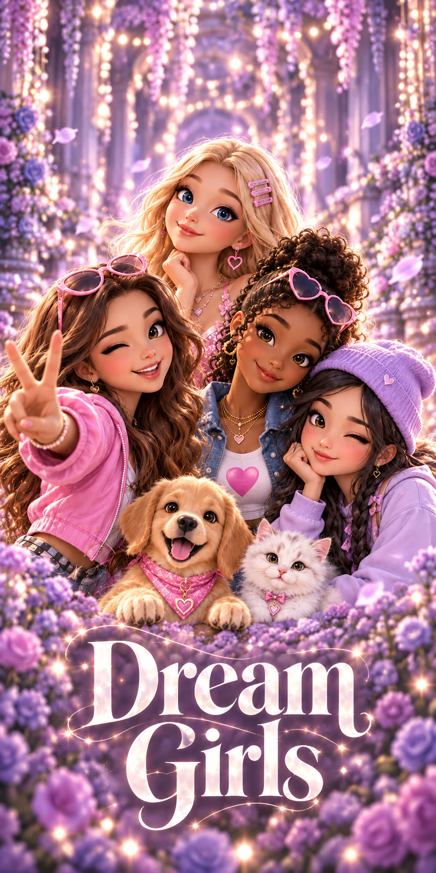 Dream Girls merchandise artwork